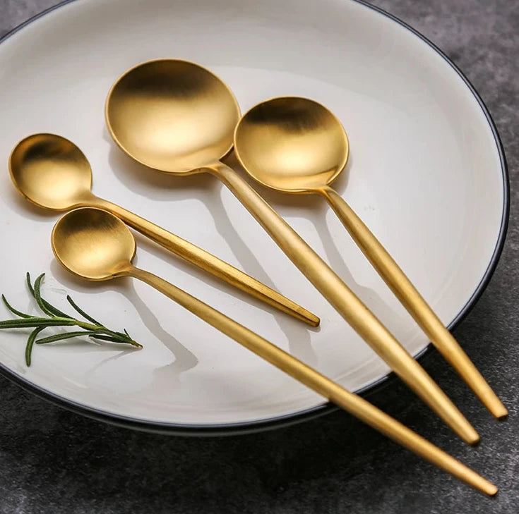 Matte Flatware Set of Four