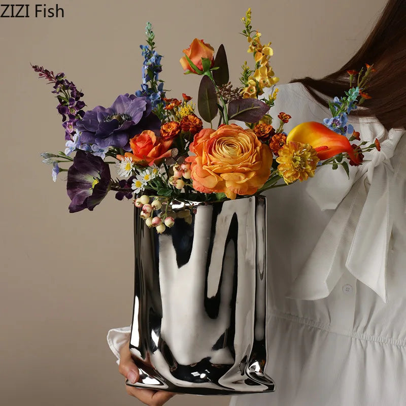 Silver Plated Vase